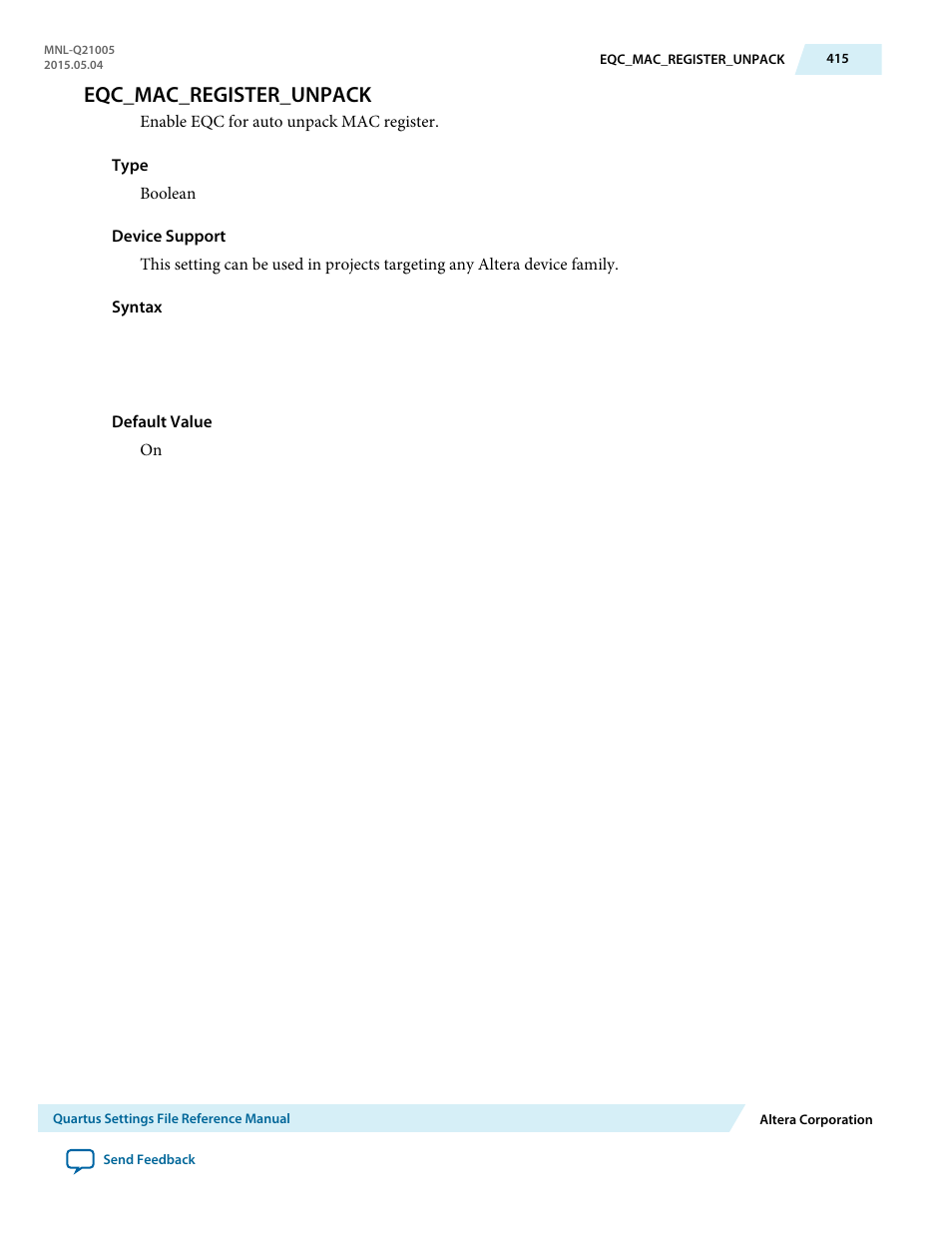 Eqc_mac_register_unpack | Altera Quartus II Settings File User Manual | Page 415 / 1344