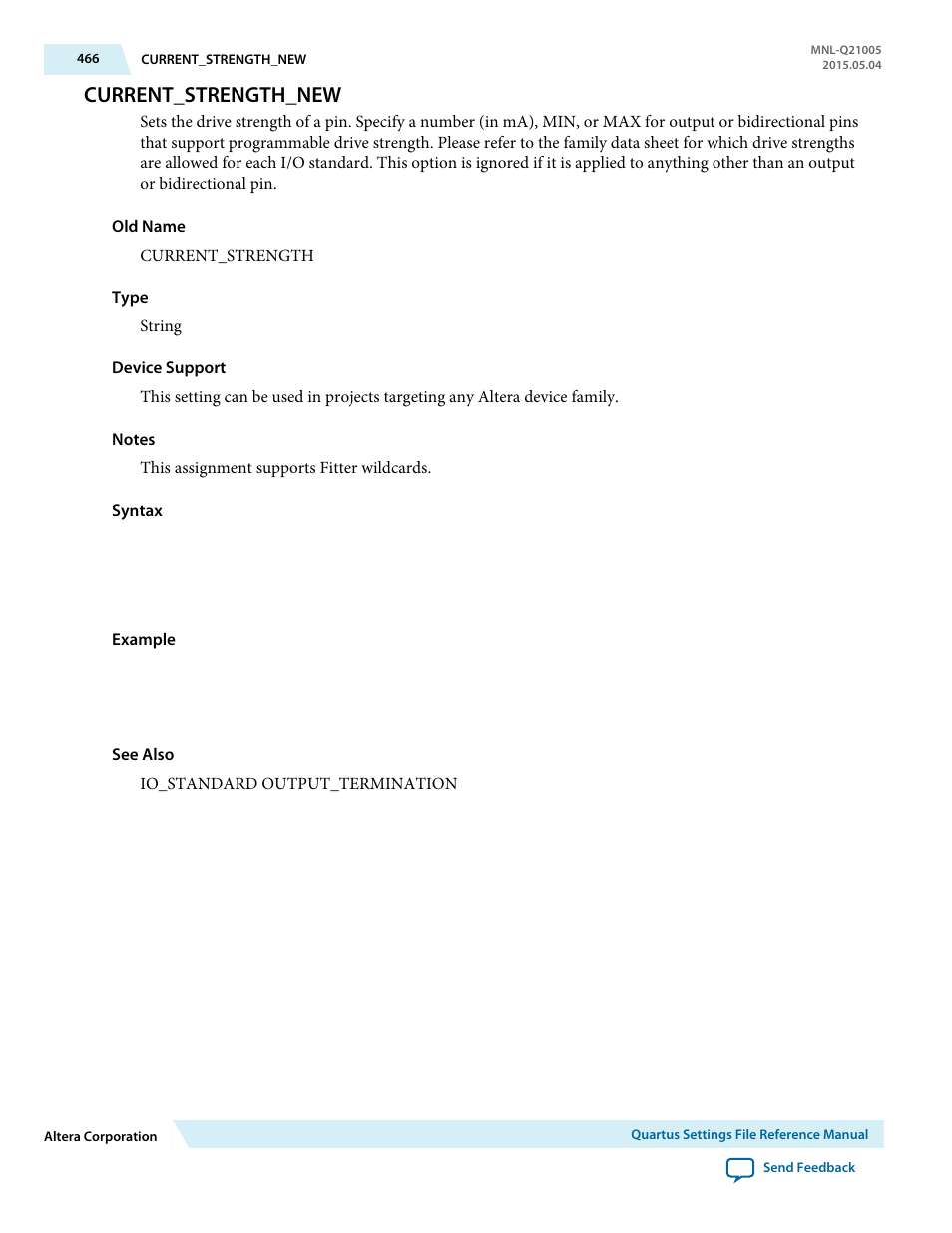 Current_strength_new | Altera Quartus II Settings File User Manual | Page 466 / 1344