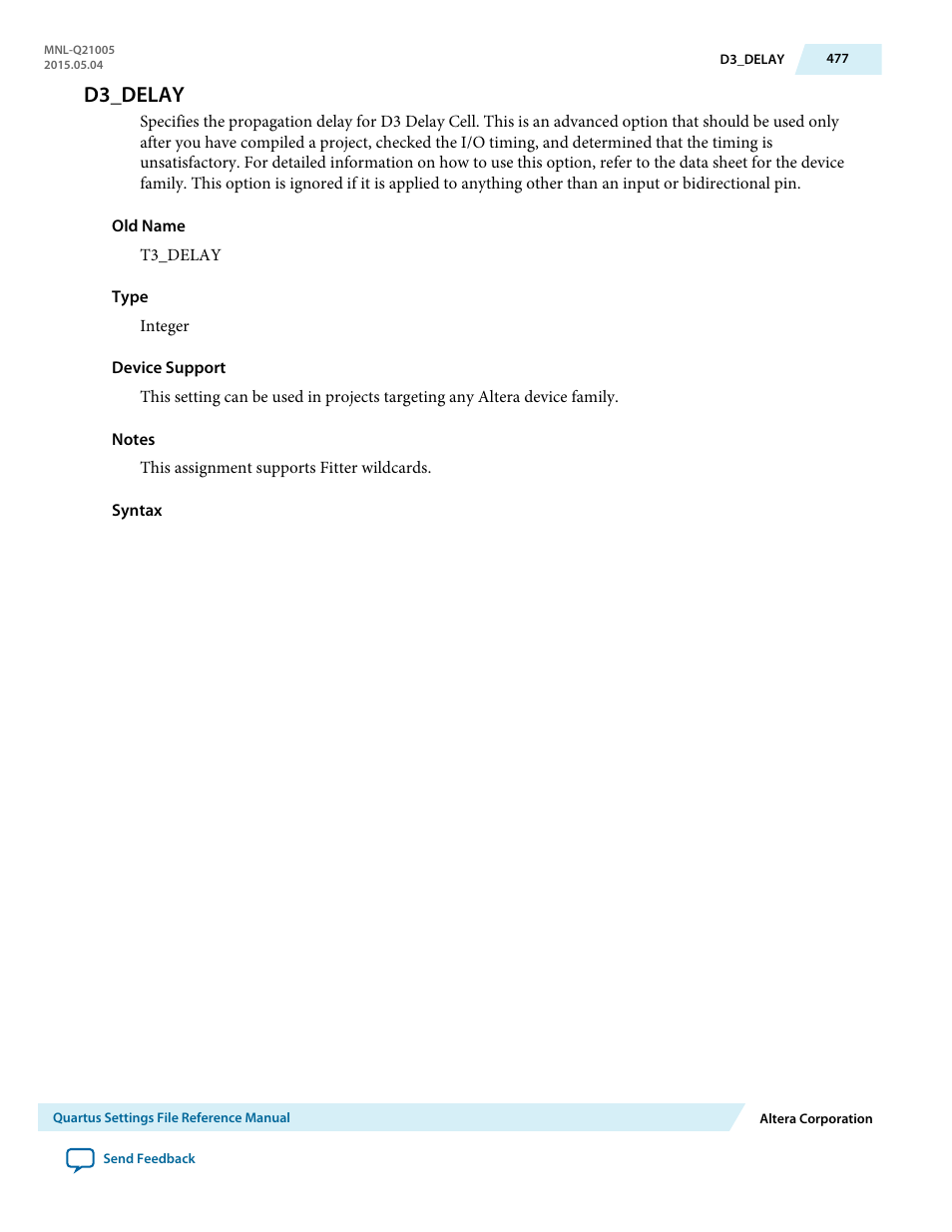 D3_delay | Altera Quartus II Settings File User Manual | Page 477 / 1344