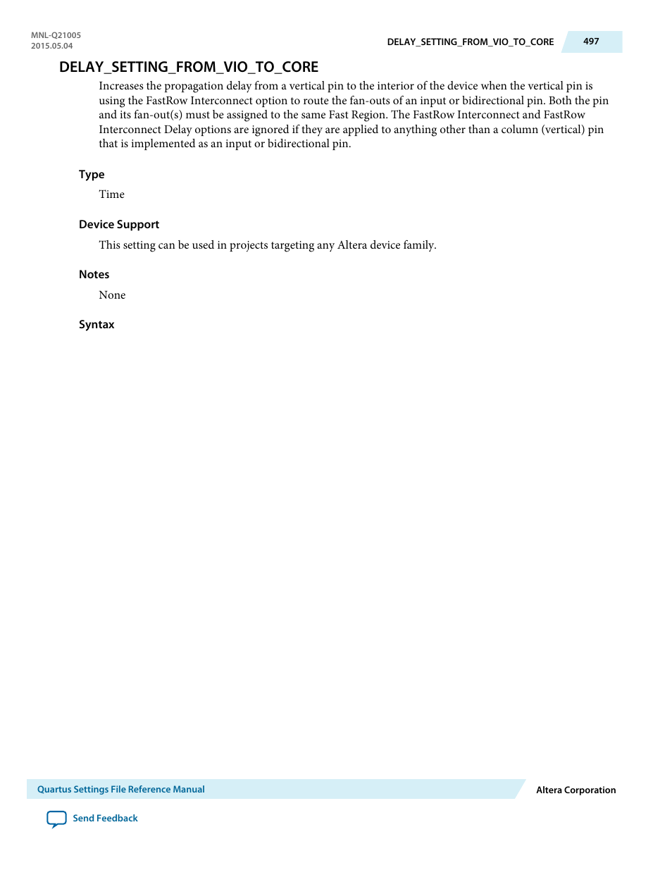 Delay_setting_from_vio_to_core | Altera Quartus II Settings File User Manual | Page 497 / 1344
