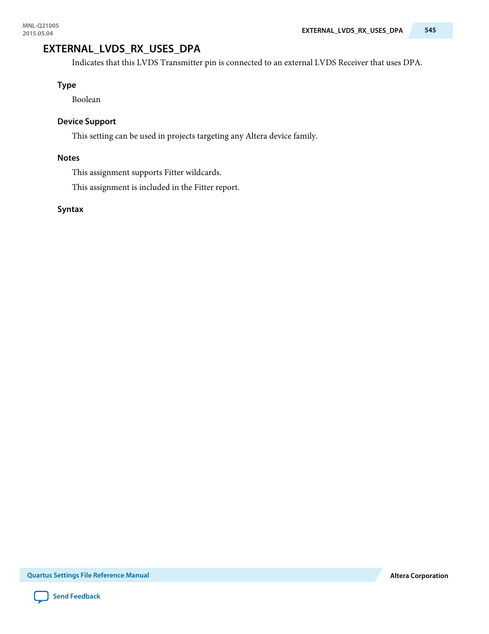 External_lvds_rx_uses_dpa | Altera Quartus II Settings File User Manual | Page 545 / 1344