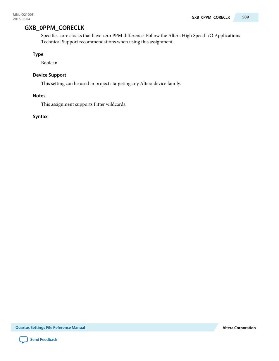 Gxb_0ppm_coreclk | Altera Quartus II Settings File User Manual | Page 589 / 1344
