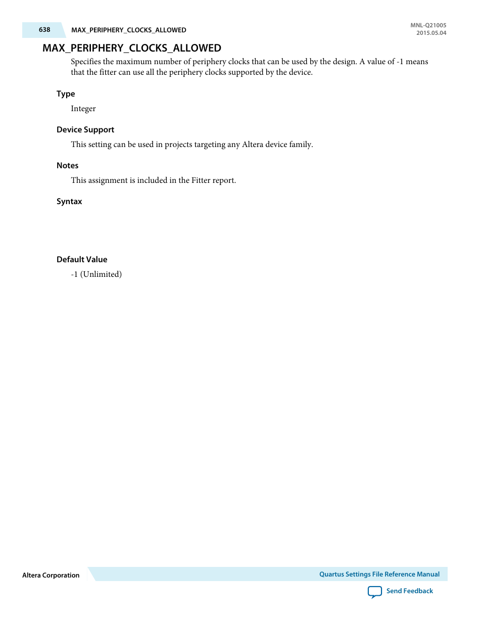 Max_periphery_clocks_allowed | Altera Quartus II Settings File User Manual | Page 638 / 1344