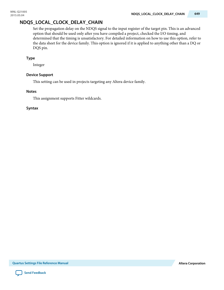 Ndqs_local_clock_delay_chain | Altera Quartus II Settings File User Manual | Page 649 / 1344