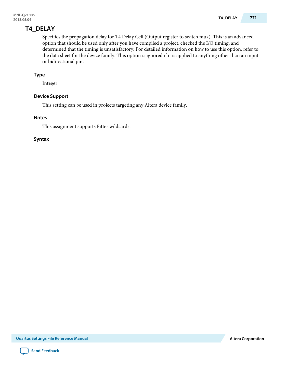 T4_delay | Altera Quartus II Settings File User Manual | Page 771 / 1344
