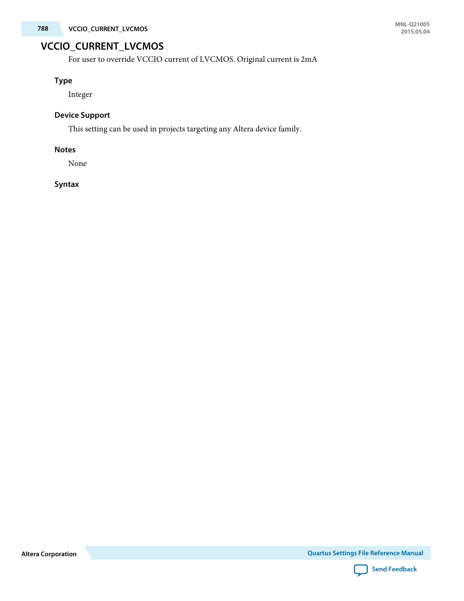 Vccio_current_lvcmos | Altera Quartus II Settings File User Manual | Page 788 / 1344