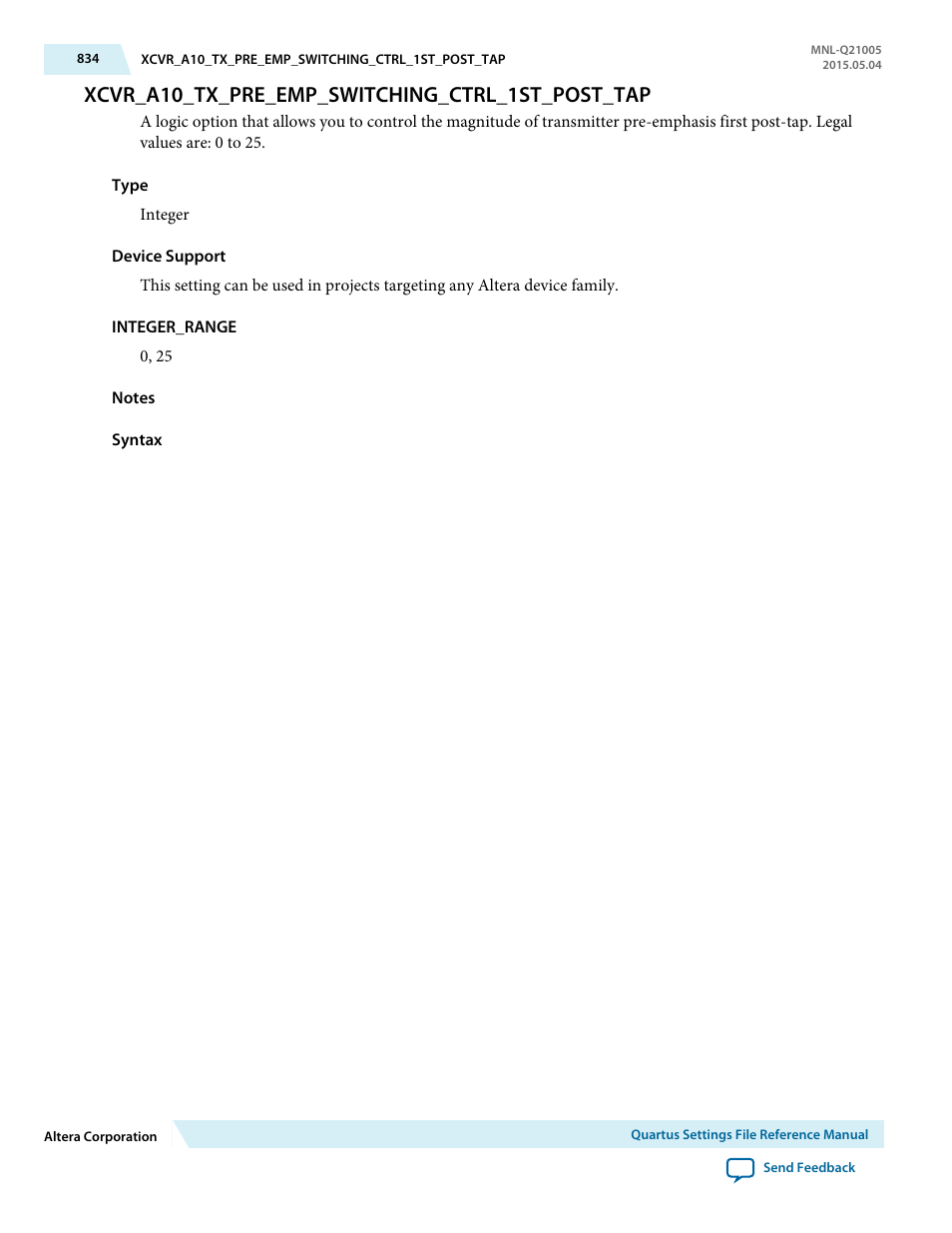 Xcvr_a10_tx_pre_emp_switching_ctrl_1st_post_tap | Altera Quartus II Settings File User Manual | Page 834 / 1344