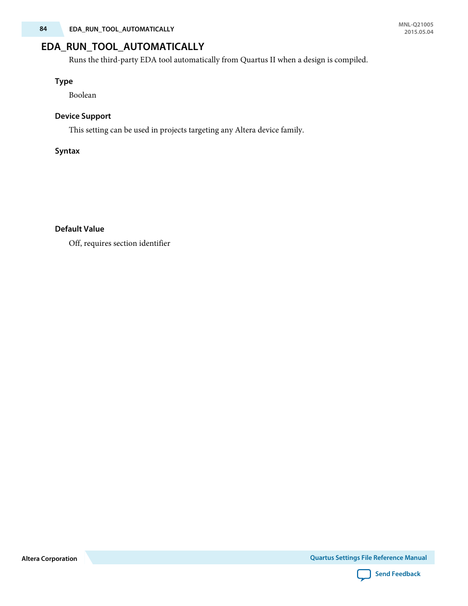 Eda_run_tool_automatically | Altera Quartus II Settings File User Manual | Page 84 / 1344