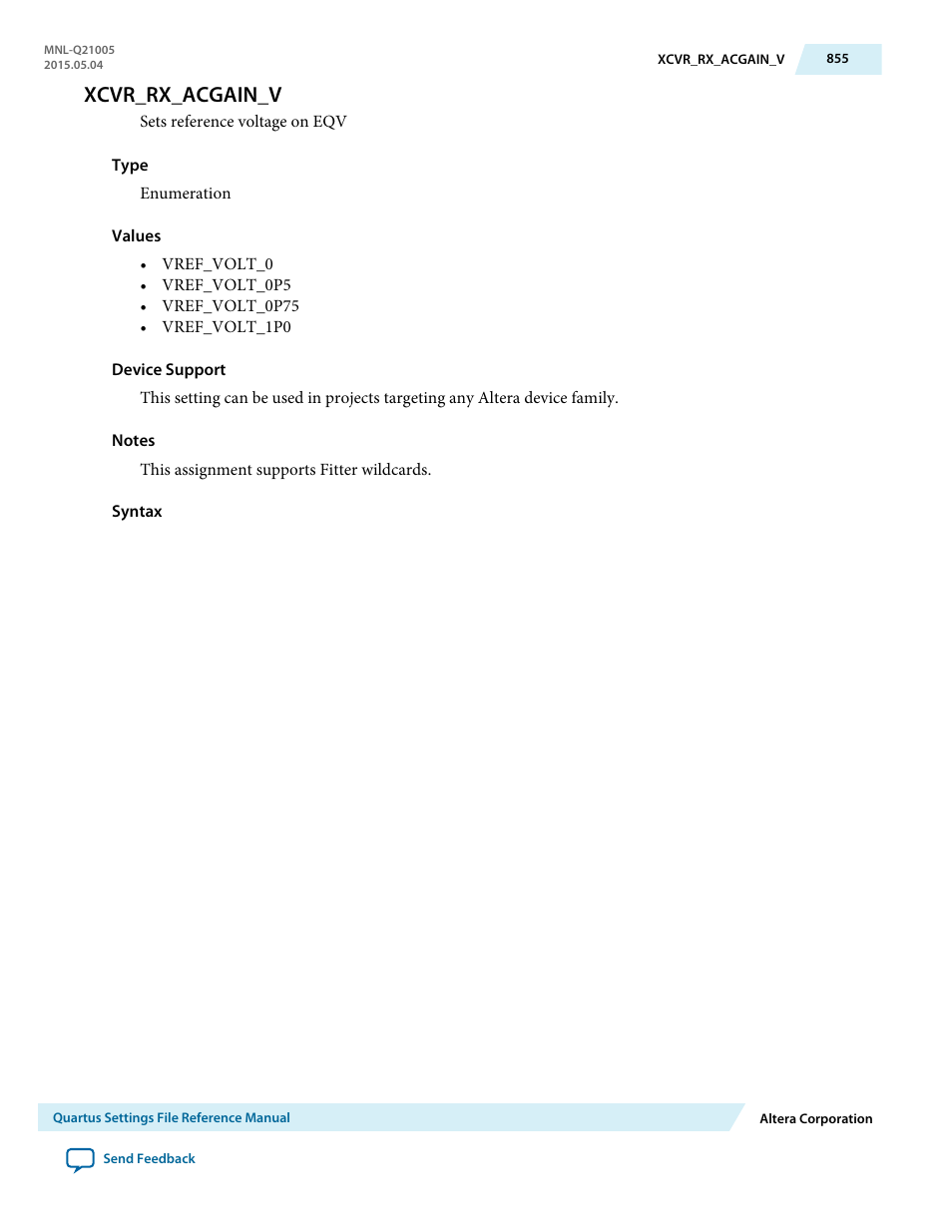 Xcvr_rx_acgain_v | Altera Quartus II Settings File User Manual | Page 855 / 1344