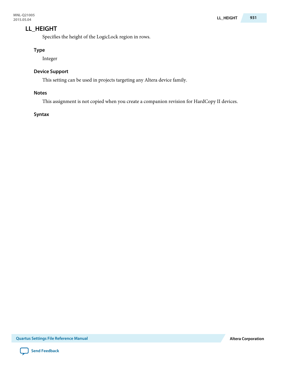 Ll_height | Altera Quartus II Settings File User Manual | Page 931 / 1344