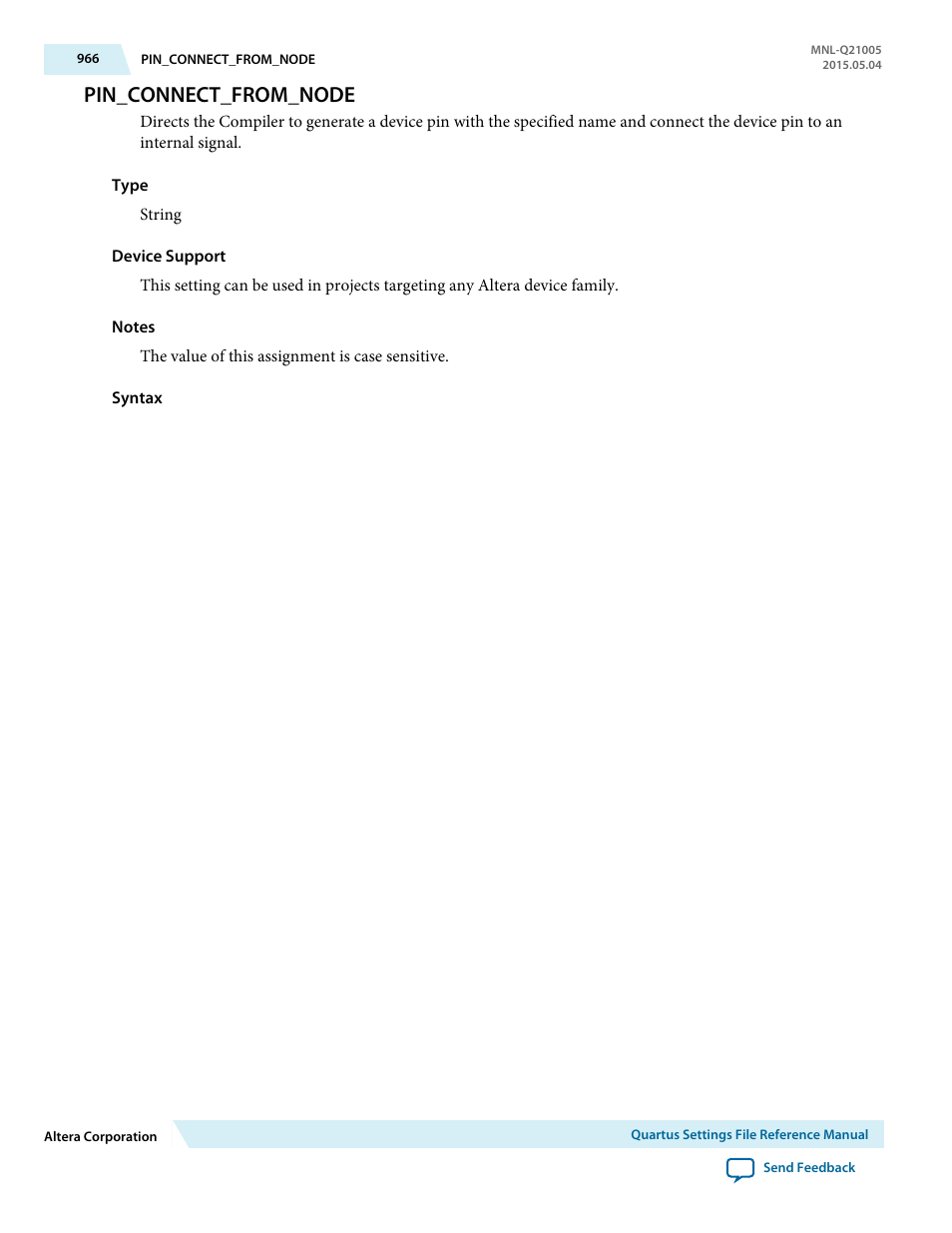 Pin_connect_from_node | Altera Quartus II Settings File User Manual | Page 966 / 1344