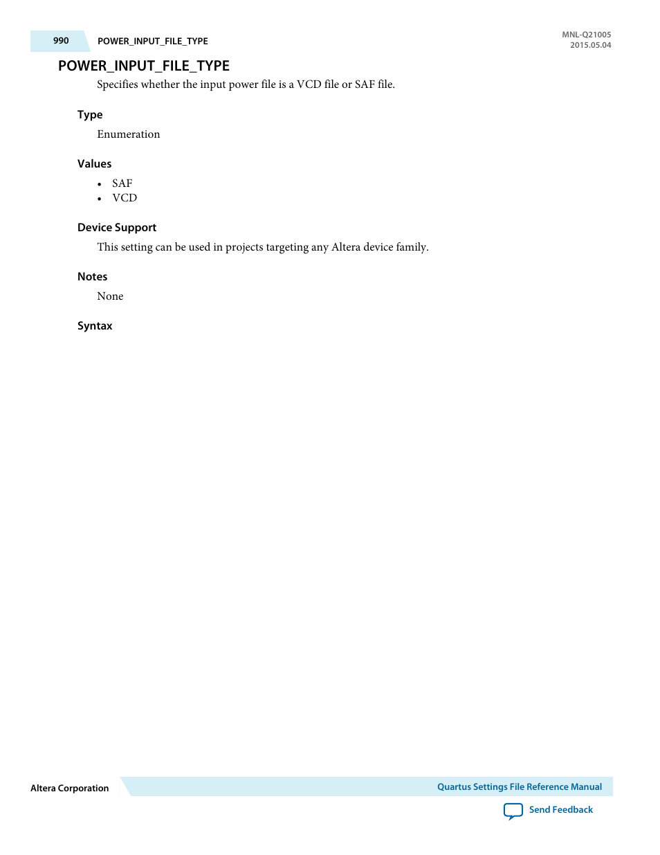 Power_input_file_type | Altera Quartus II Settings File User Manual | Page 990 / 1344