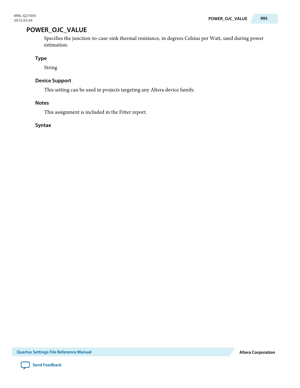 Power_ojc_value | Altera Quartus II Settings File User Manual | Page 995 / 1344