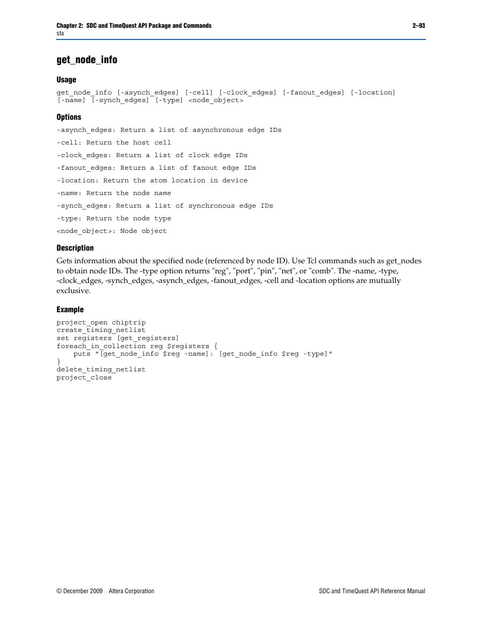 Get_node_info, Get_node_info –93 | Altera SDC and TimeQuest API User Manual | Page 103 / 168