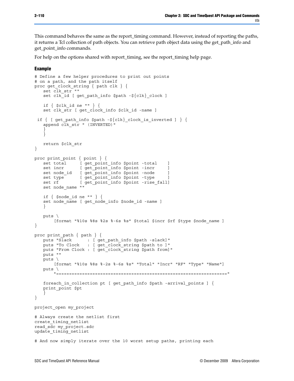 Altera SDC and TimeQuest API User Manual | Page 120 / 168