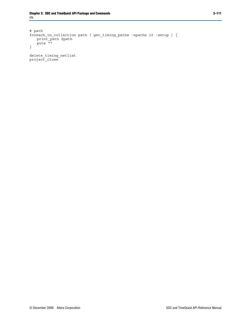 Altera SDC and TimeQuest API User Manual | Page 121 / 168