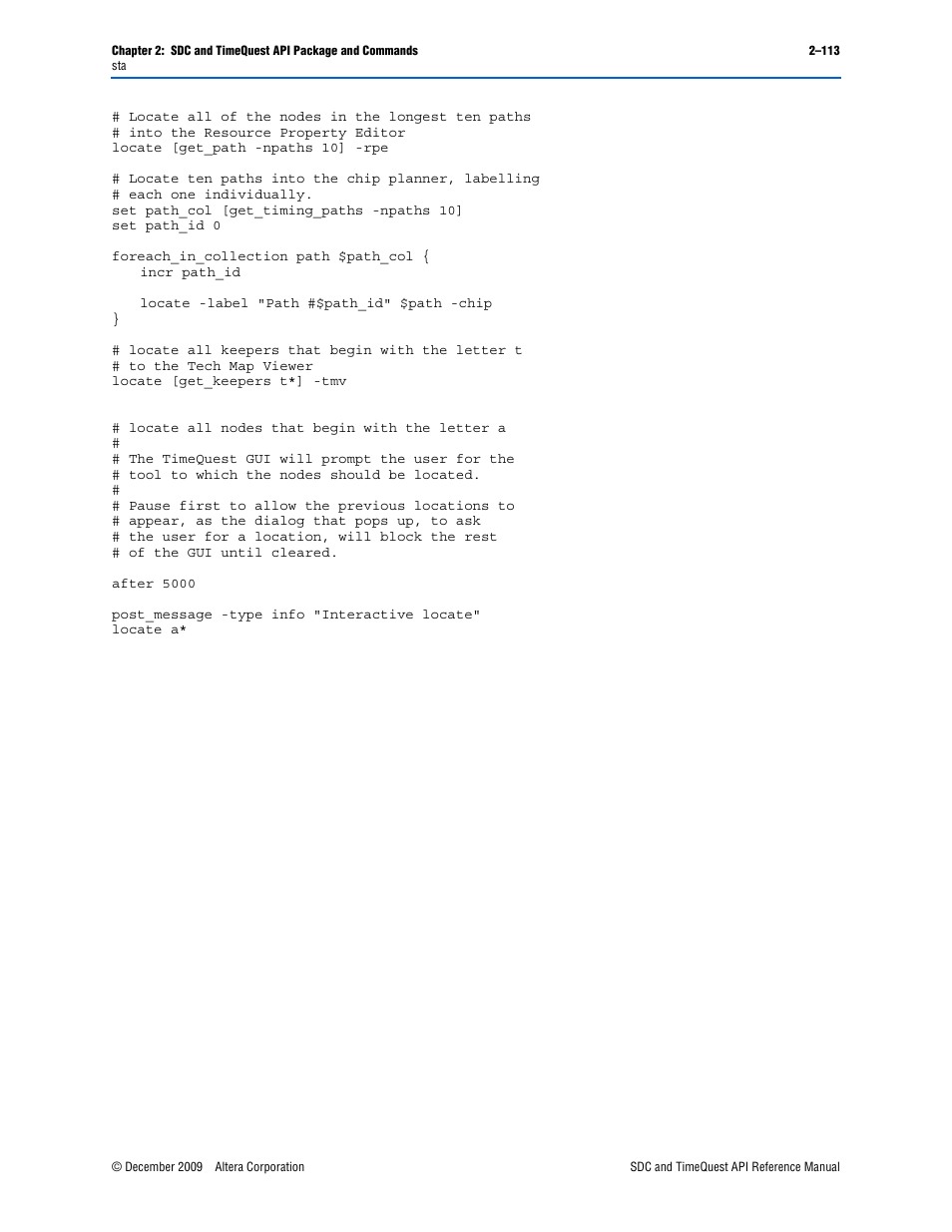 Altera SDC and TimeQuest API User Manual | Page 123 / 168