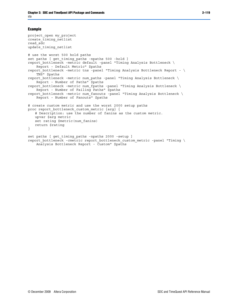 Altera SDC and TimeQuest API User Manual | Page 129 / 168