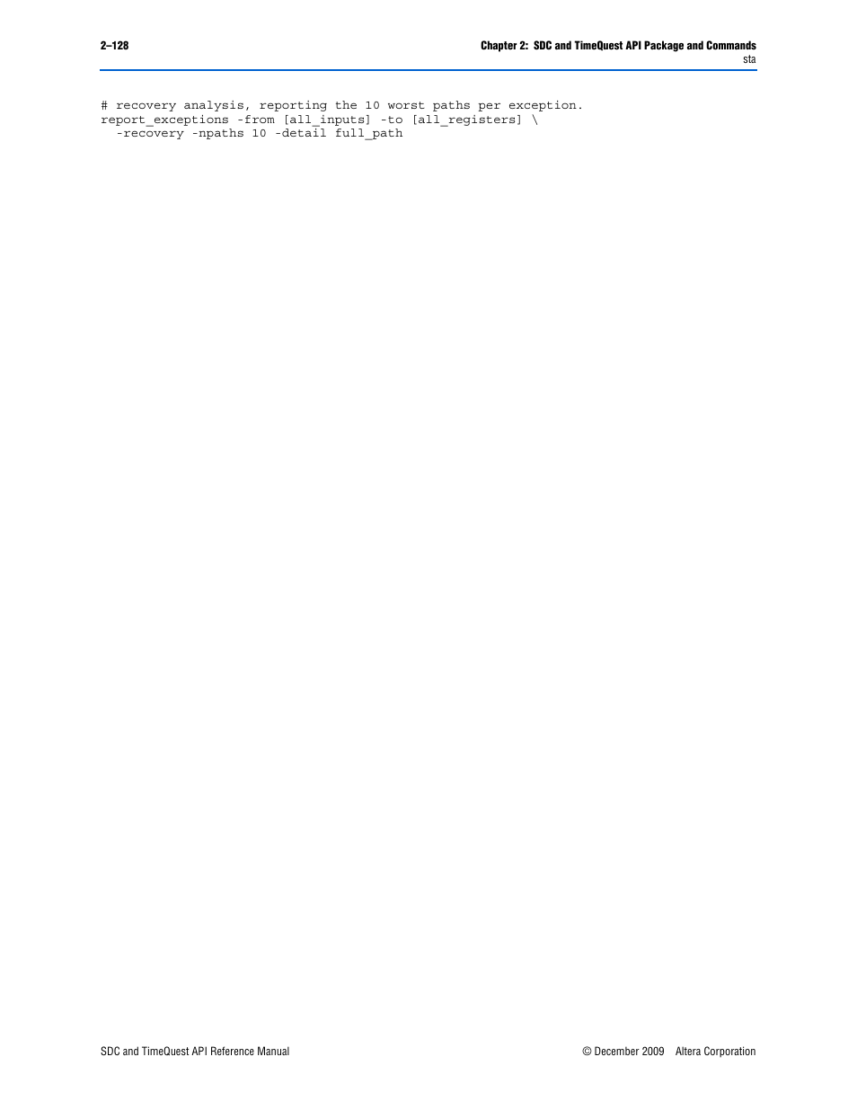 Altera SDC and TimeQuest API User Manual | Page 138 / 168