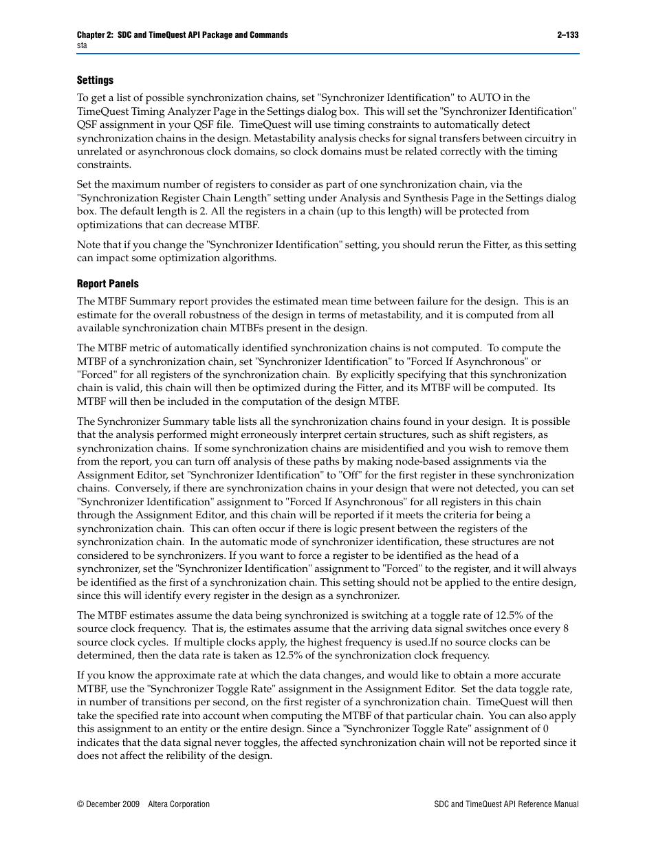 Altera SDC and TimeQuest API User Manual | Page 143 / 168