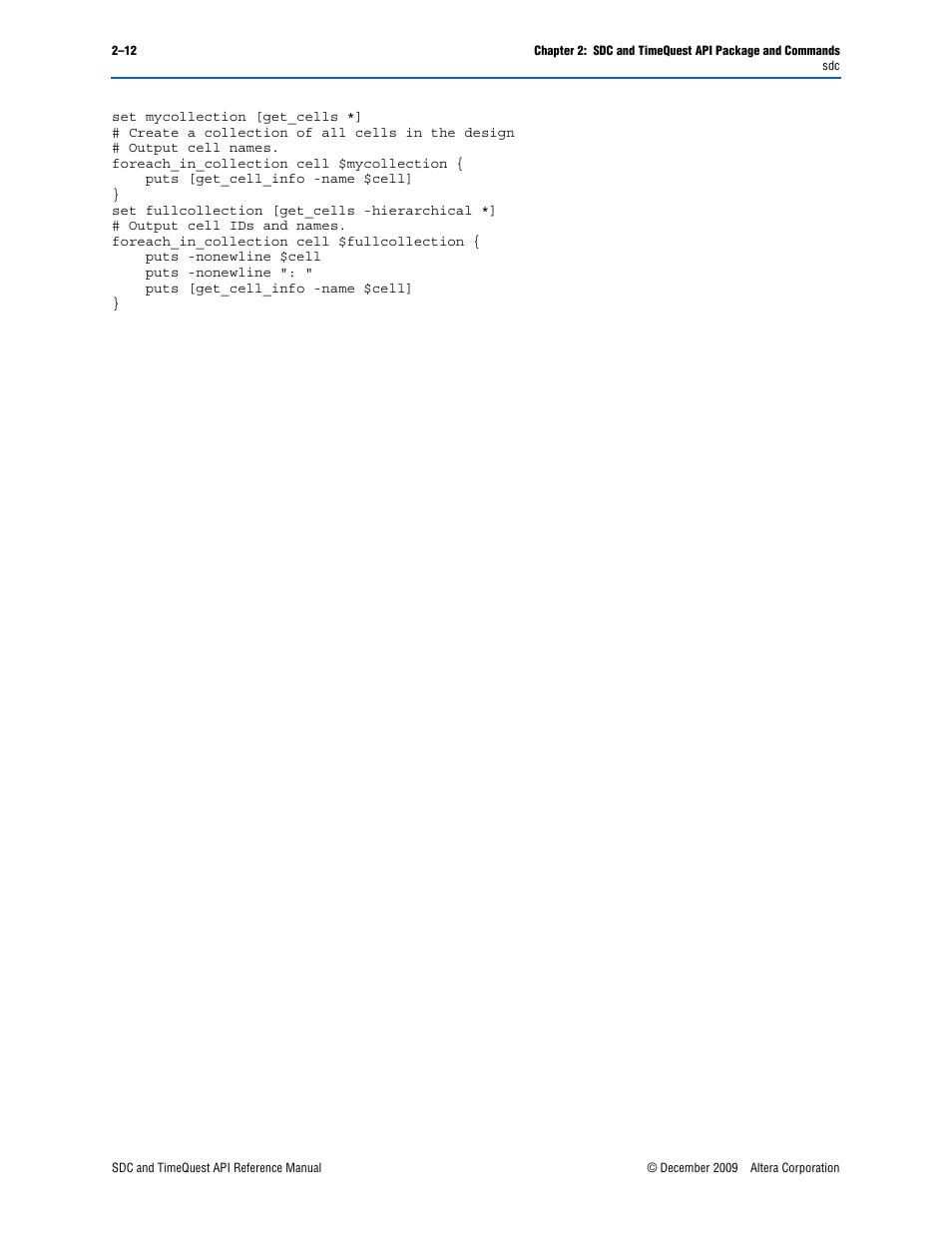 Altera SDC and TimeQuest API User Manual | Page 22 / 168