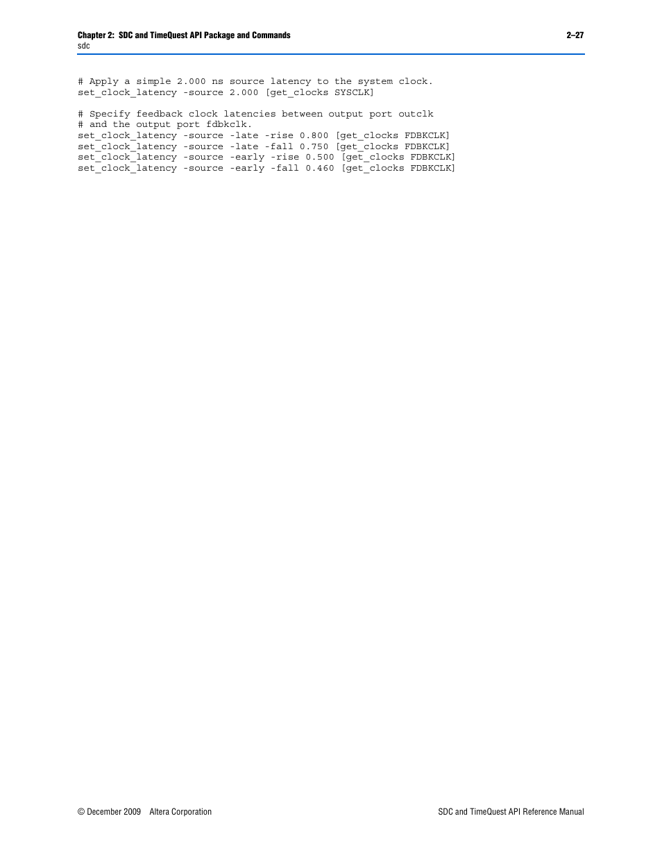 Altera SDC and TimeQuest API User Manual | Page 37 / 168