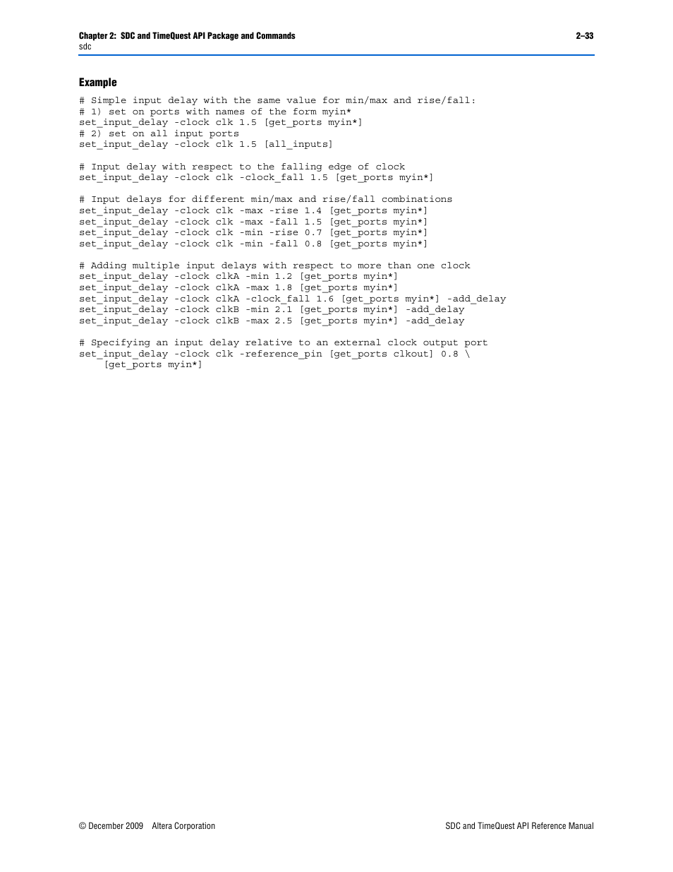 Altera SDC and TimeQuest API User Manual | Page 43 / 168