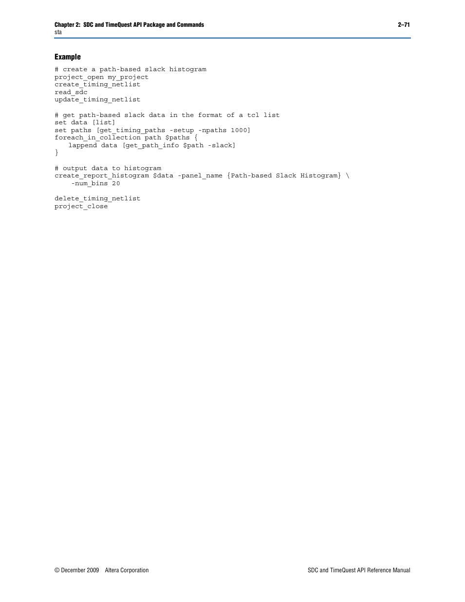 Altera SDC and TimeQuest API User Manual | Page 81 / 168