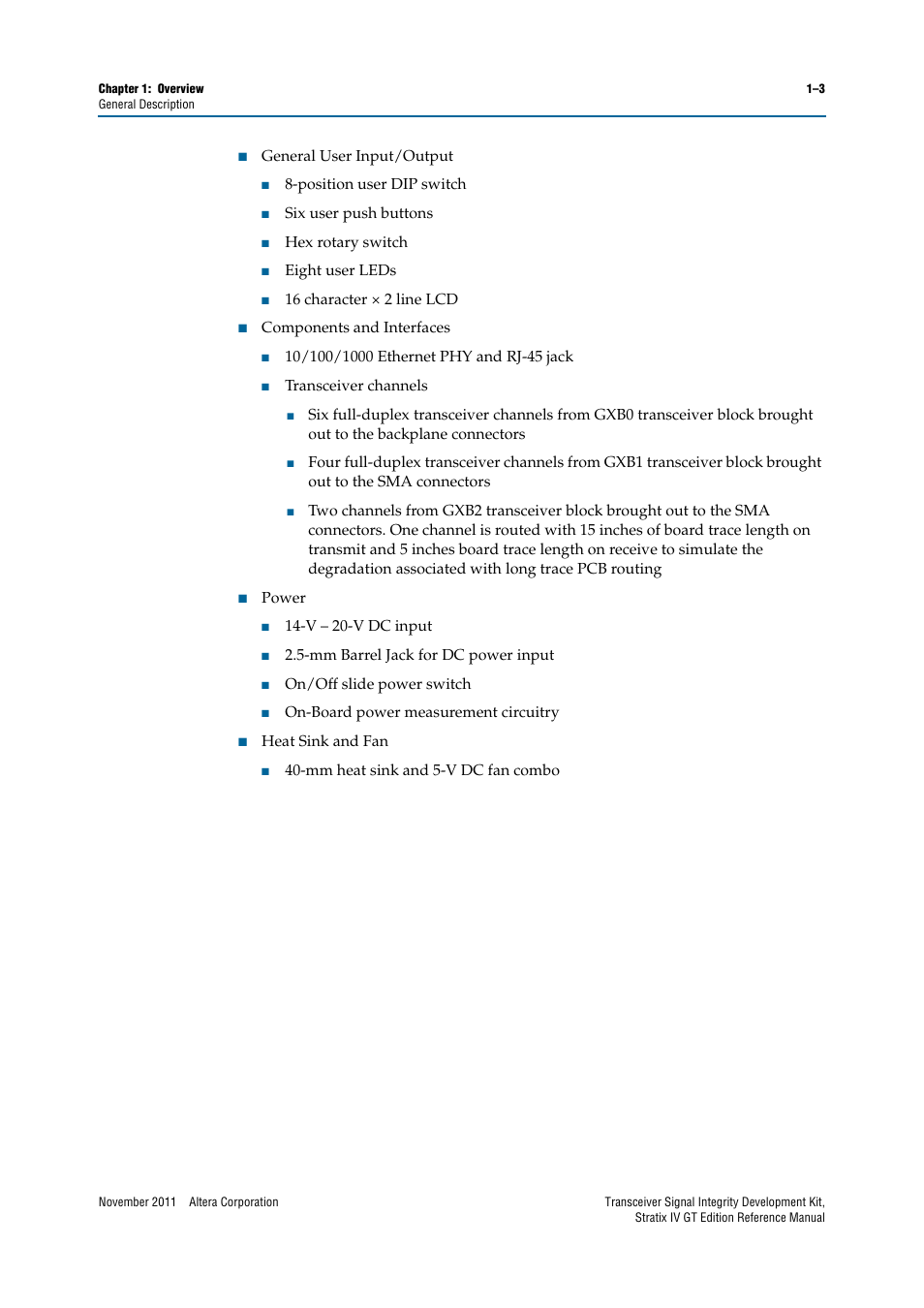 Altera Transceiver Signal Integrity Development Kit, Stratix IV GT Edition User Manual | Page 7 / 42