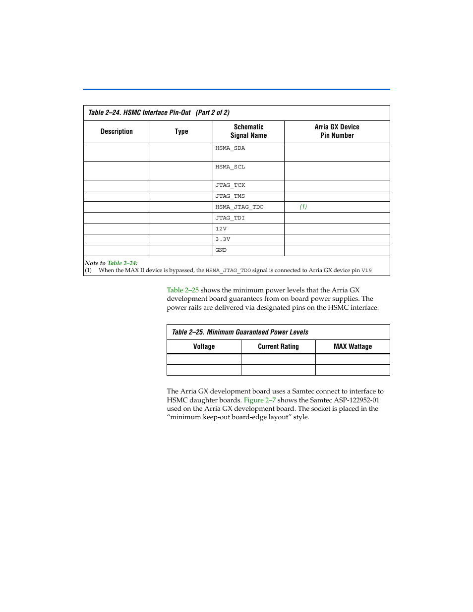 Altera Arria GX Development Board User Manual | Page 36 / 42