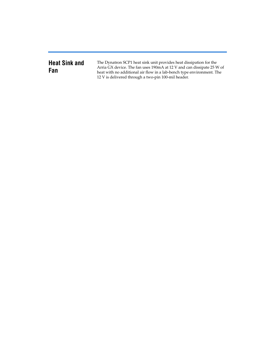 Heat sink and fan, Heat sink and fan -31 | Altera Arria GX Development Board User Manual | Page 41 / 42