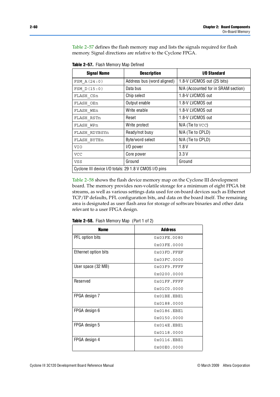 Altera Cyclone III Development Board User Manual | Page 70 / 80