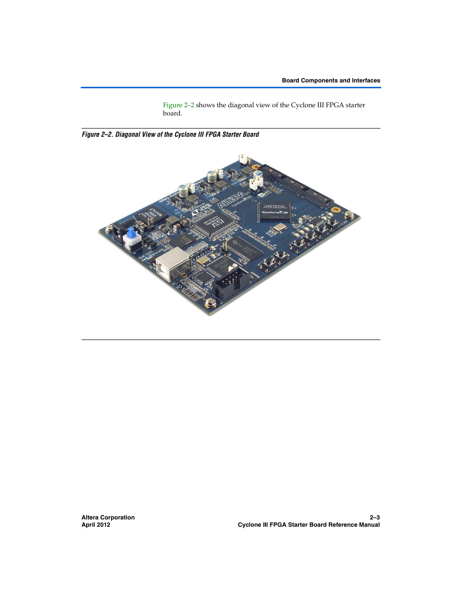 Altera Cyclone III FPGA Starter Board User Manual | Page 11 / 32
