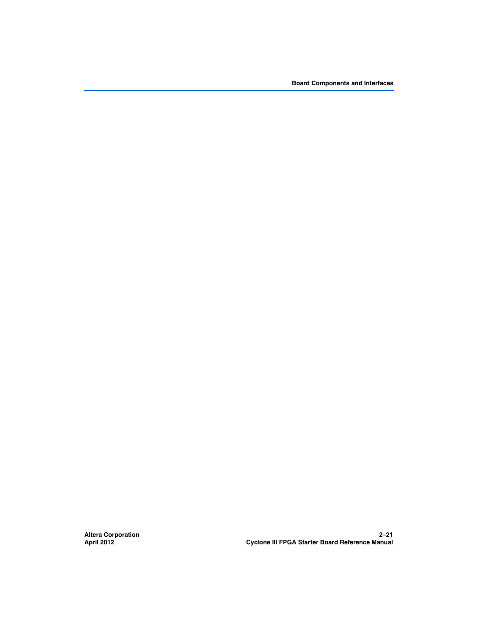 Altera Cyclone III FPGA Starter Board User Manual | Page 29 / 32