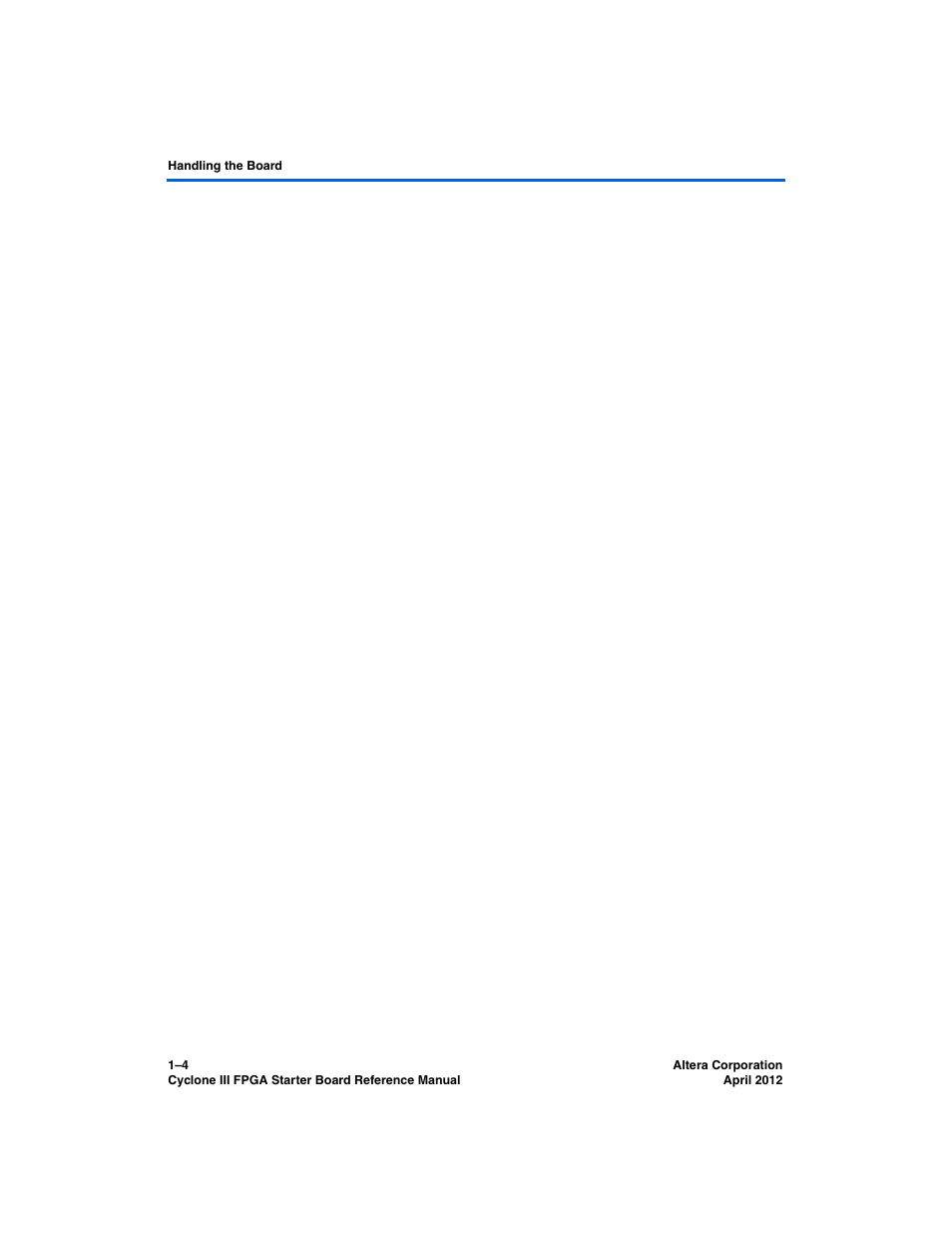 Altera Cyclone III FPGA Starter Board User Manual | Page 8 / 32