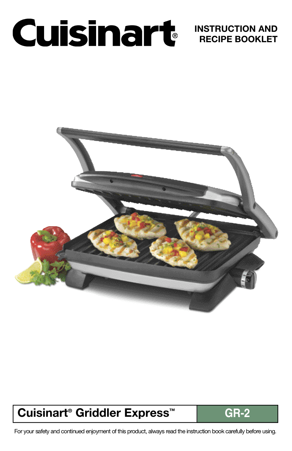 Cuisinart GR-2 User Manual | 16 pages