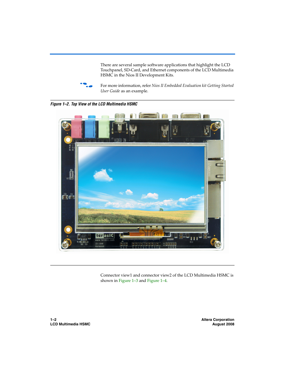 Altera LCD Multimedia HSMC User Manual | Page 5 / 51