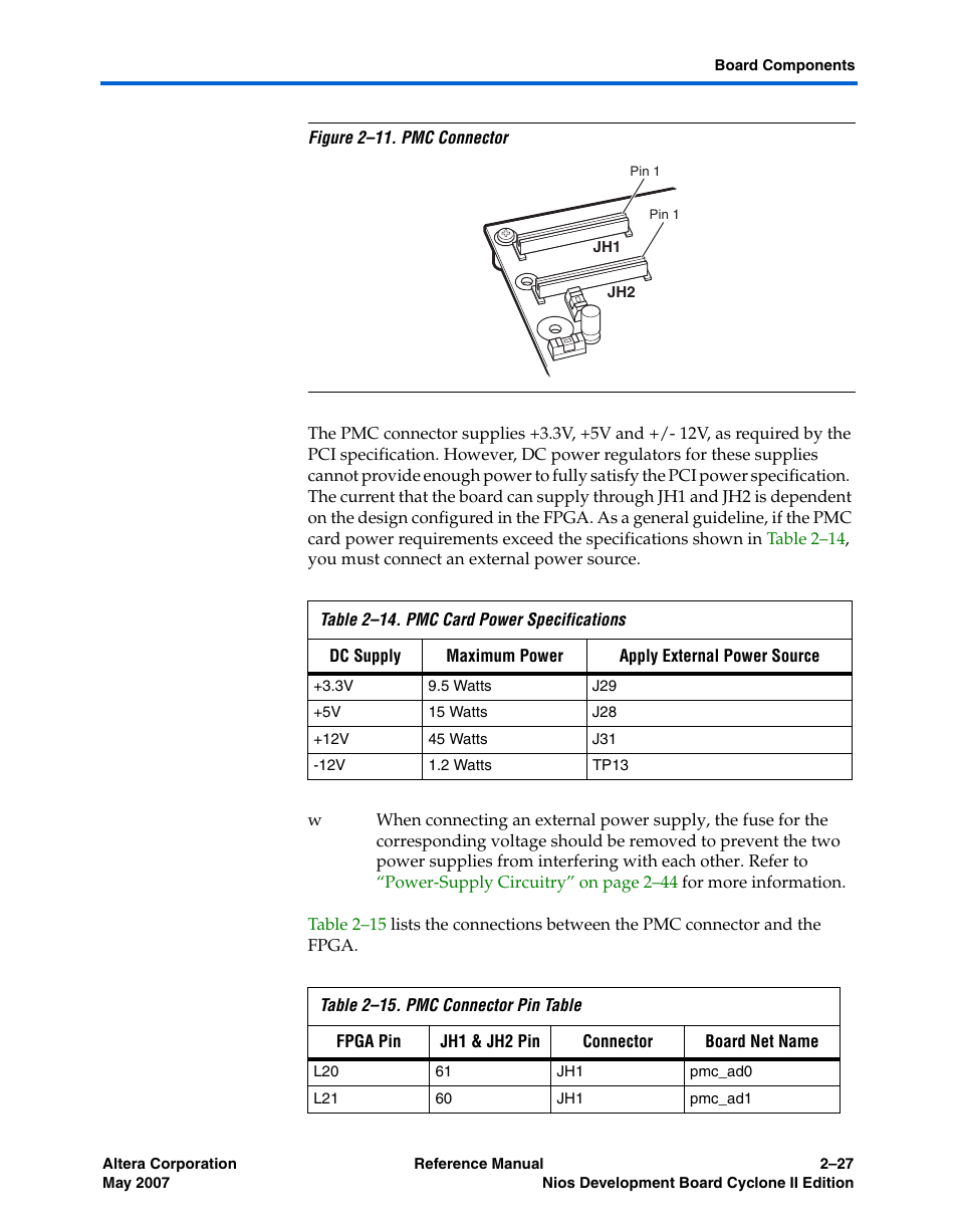 Altera Nios Development Board Cyclone II Edition User Manual | Page 39 / 64