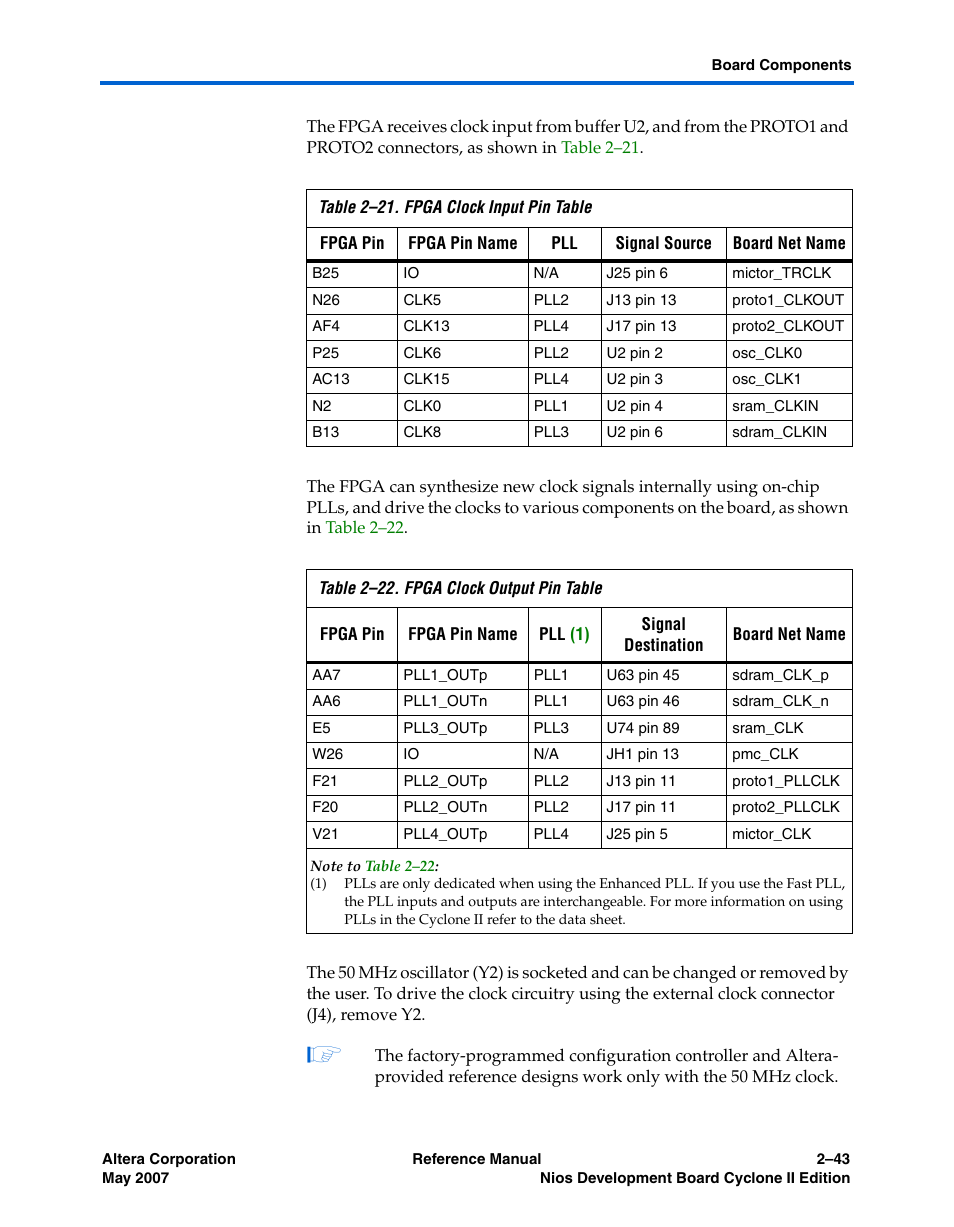 Altera Nios Development Board Cyclone II Edition User Manual | Page 55 / 64