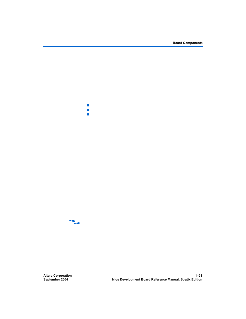 Configuration controller device (epm7128ae), Reset distribution, Starting configuration | Stratix configuration, Configuration data, Configuration controller device (epm7128ae) –21, Configuration controller device (epm7128ae)” on | Altera Nios Development Board User Manual | Page 29 / 52