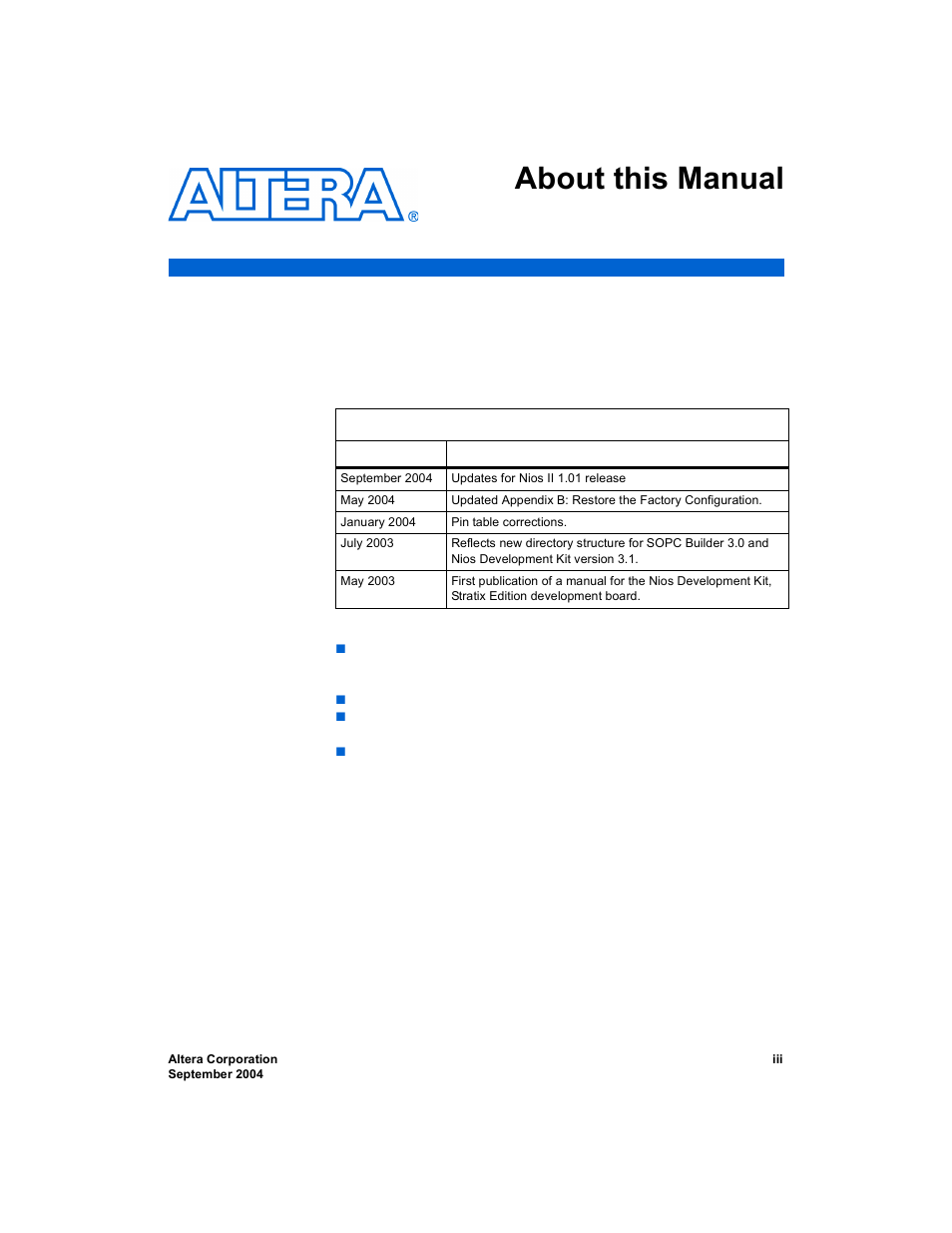 About this manual, How to find information | Altera Nios Development Board User Manual | Page 3 / 52