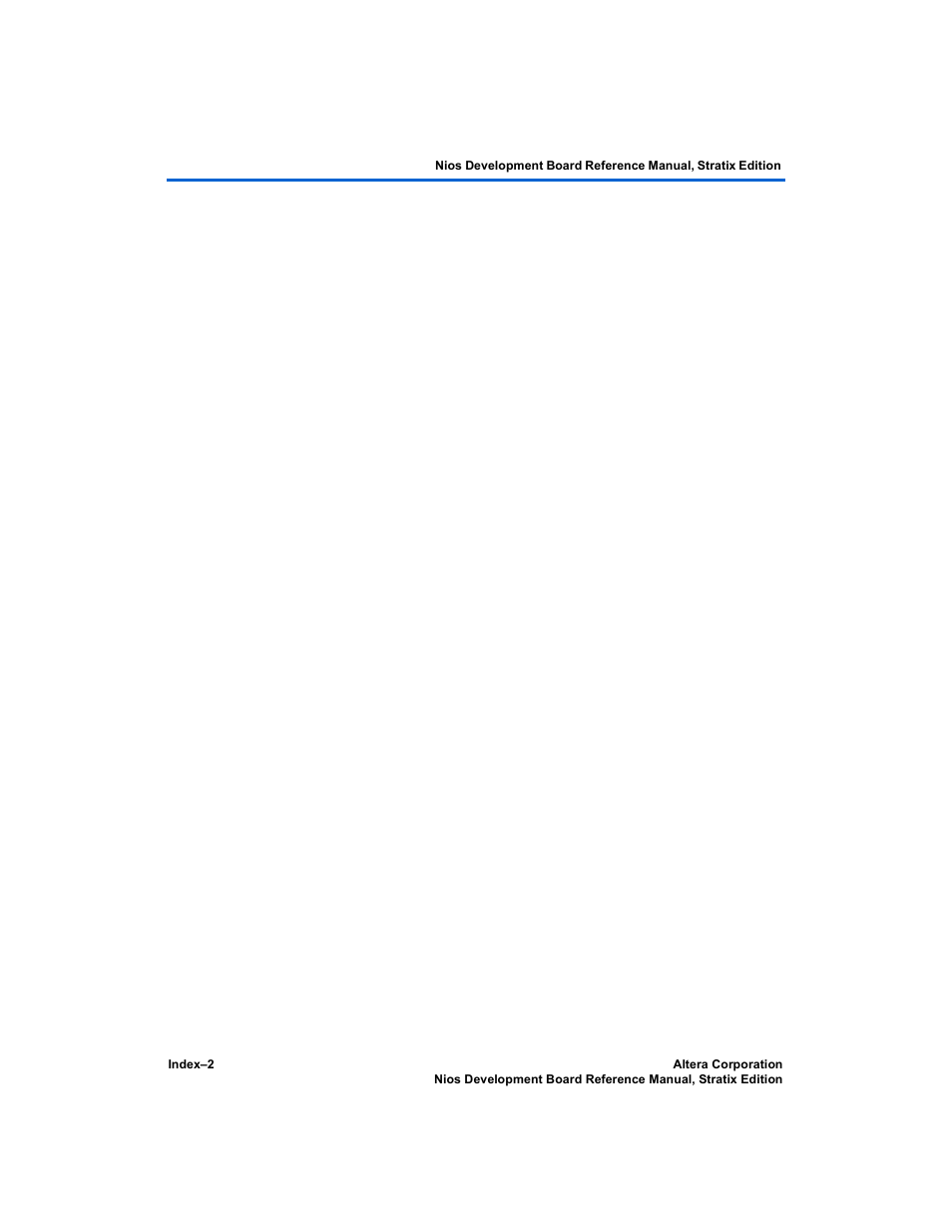 Altera Nios Development Board User Manual | Page 52 / 52