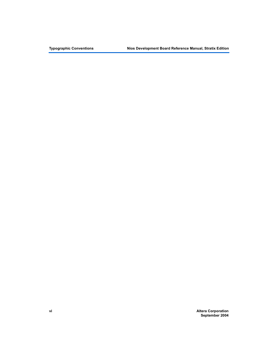 Altera Nios Development Board User Manual | Page 6 / 52