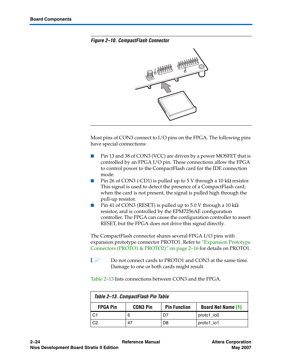 Altera Nios Development Board Stratix II Edition User Manual | Page 34 / 62
