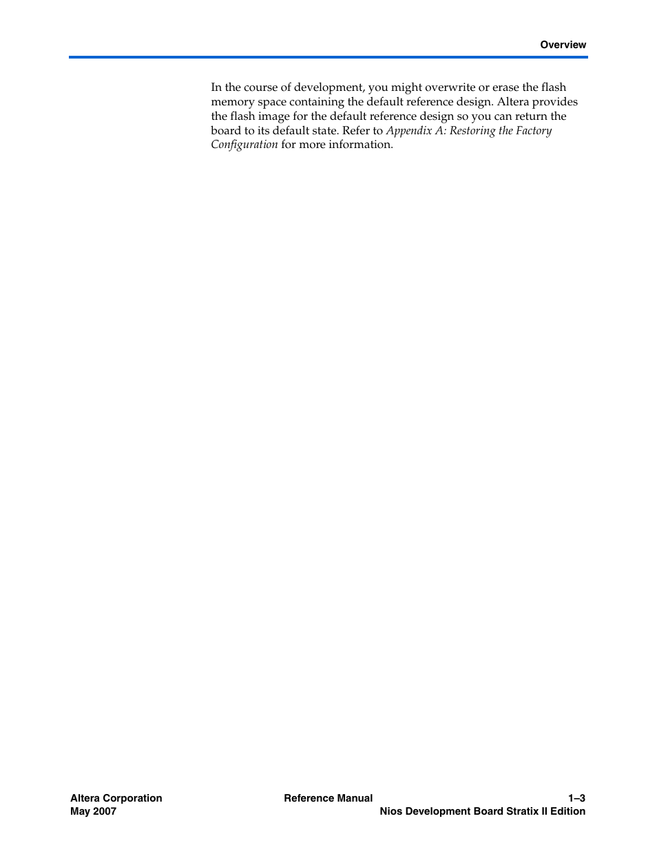 Altera Nios Development Board Stratix II Edition User Manual | Page 9 / 62