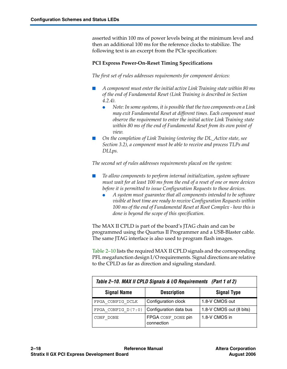 Altera Stratix II GX PCI Express Development Board User Manual | Page 28 / 70