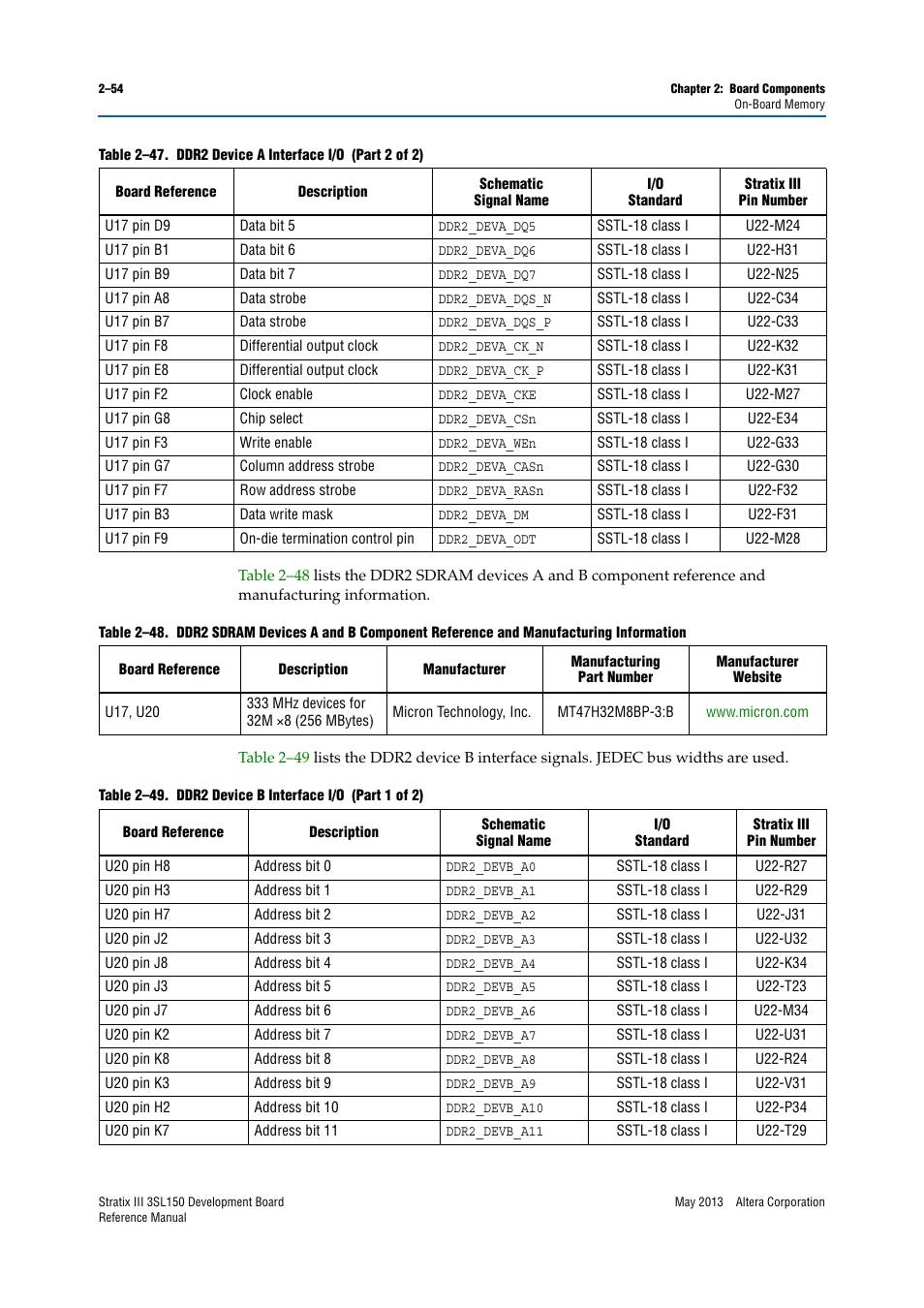 Altera Stratix III Development Board User Manual | Page 62 / 82