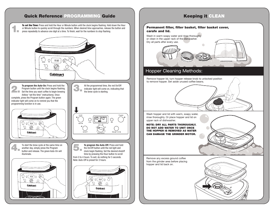 Cuisinart PG-25261A User Manual | Page 2 / 2