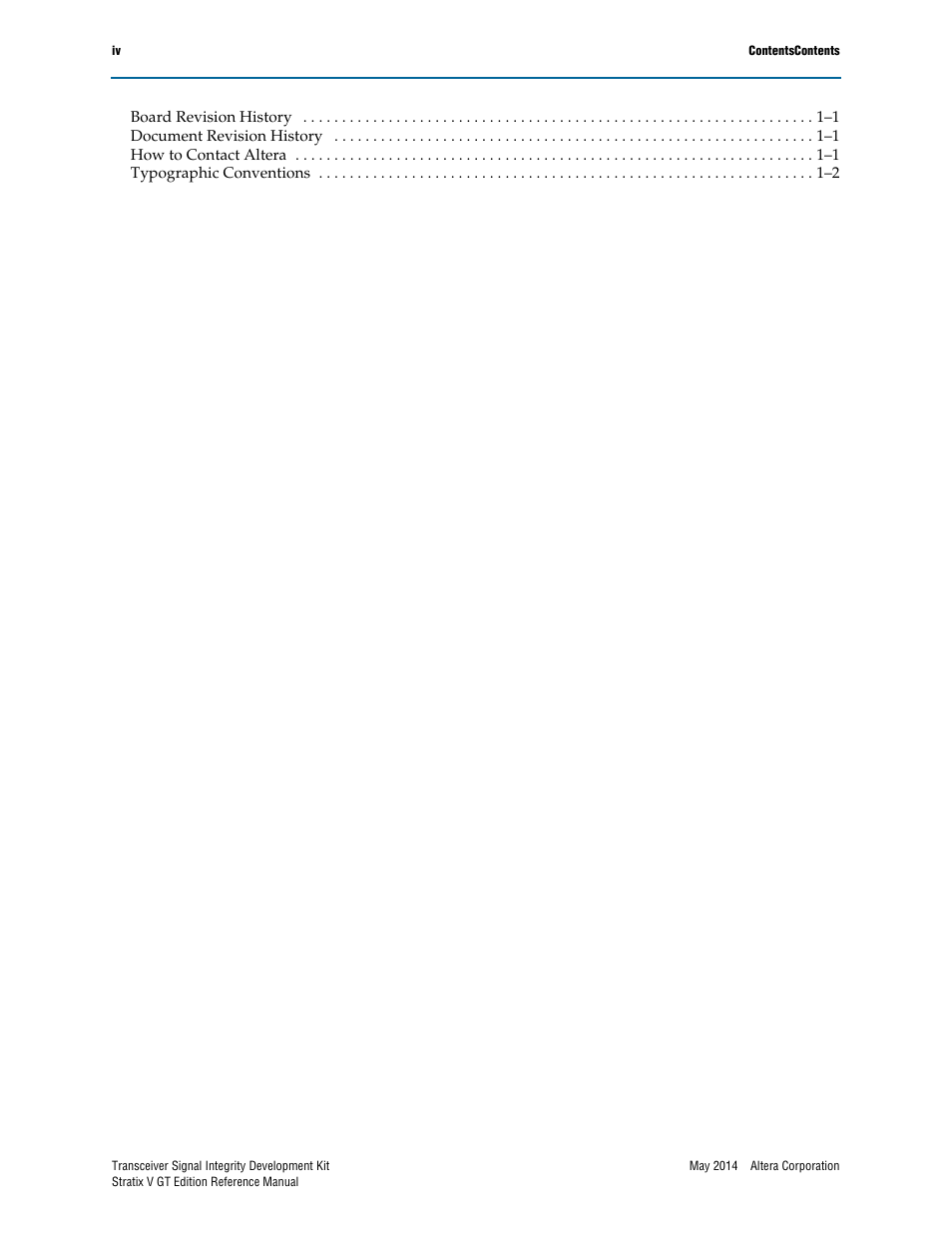 Altera Transceiver Signal Integrity Development Kit, Stratix V GT Edition User Manual | Page 4 / 52