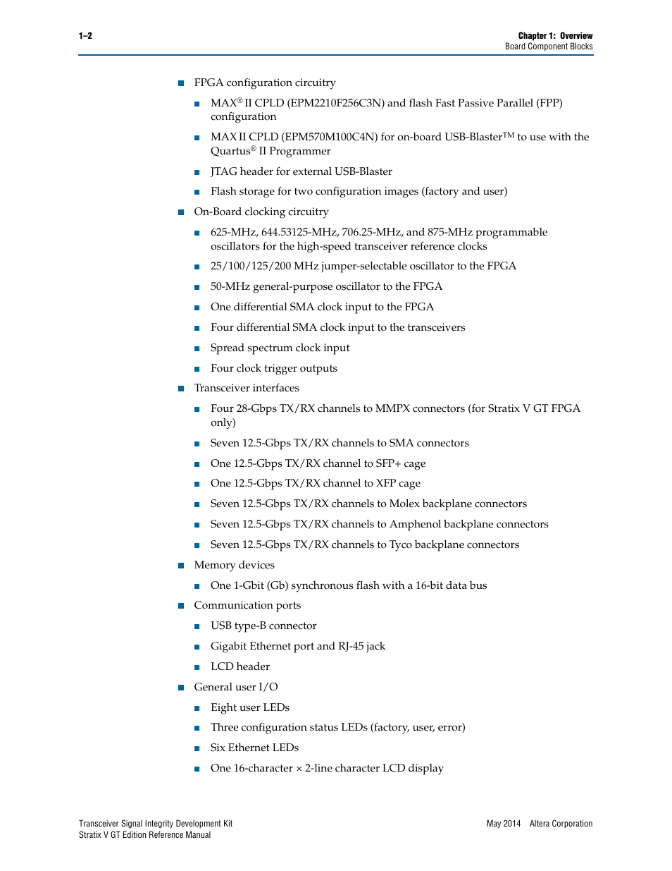 Altera Transceiver Signal Integrity Development Kit, Stratix V GT Edition User Manual | Page 6 / 52